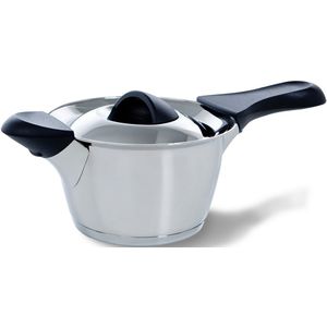 Q-linair Classic steelpan 16 cm met deksel