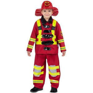 Kostuums voor Baby's My Other Me Brandweerman (3 Onderdelen) Maat 7-12 Maanden