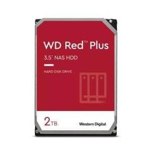 Western Digital WD20EFPX RED PLUS HDD, 2 TB, 3.5", SATA3, 5400 RPM, 256 MB, 175 MB/s
