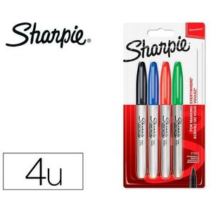 Wereldkaart om te Krassen Sharpie 1985858 (4 Stuks)