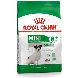Voer Royal Canin Mini Adult 8+ Senior Plantaardig Vogels 8 kg