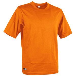 Heren-T-Shirt met Korte Mouwen Cofra Zanzibar Oranje Maat XL