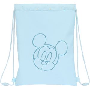 Rugtas met Koordjes Mickey Mouse Clubhouse Licht Blauw (26 x 34 x 1 cm)