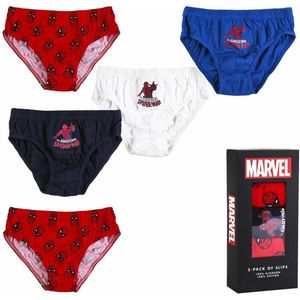 Pakket met onderbroeken Spider-Man 5 Stuks Multicolour Maat 6-8 jaar