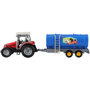 Dutch Farm Tractor met Trailer 1:32