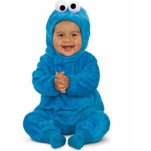 Kostuums voor Baby's My Other Me Cookie Monster Maat 7-12 Maanden