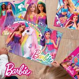 Set van 4 Puzzels Barbie MaxiFloor 192 Onderdelen 35 x 1,5 x 25 cm