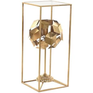 Bureaulamp DKD Home Decor Gouden 220 V 50 W Modern Geometrisch (30 x 30 x 71 cm)