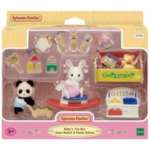 Sylvanian Families 5709 Baby'sspeelkamerBabyPanda&sneeuwwitkonijn- Poppenhuisinrichting