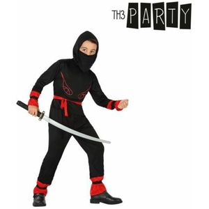 Kostuums voor Kinderen Th3 Party Zwart Rood (4 Onderdelen) Maat 5-6 Jaar