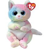 TY Beanie Bellies Knuffel Kat Rainbow 15 cm