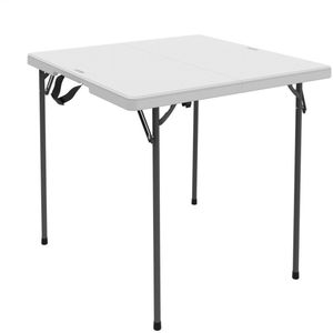 Vouwtafel Lifetime Wit Staal Plastic 94 x 74 x 94 cm