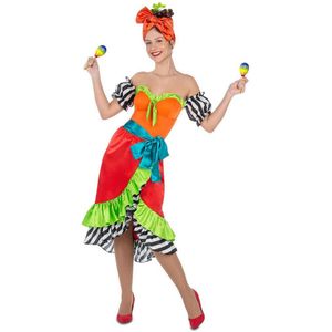 Kostuums voor Volwassenen My Other Me Rumba danseres (5 Onderdelen) Maat L