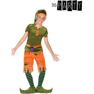 Kostuums voor Kinderen Elf Groen Oranje (6 Pcs) Maat 5-6 Jaar