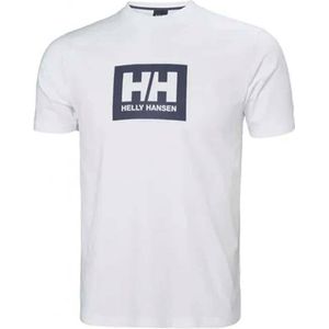 Heren-T-Shirt met Korte Mouwen  HH BOX T Helly Hansen 53285 003  Wit Maat L