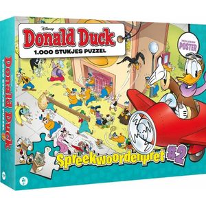 Donald Duck Spreekwoordenstrijd #2 (1000 Stukjes)