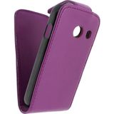 Xccess Flip Case Samsung Galaxy Ace Style Purple