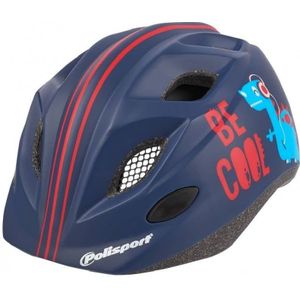 Fietshelm Polisport Be Cool S 52-56 cm - donkerblauw/rood