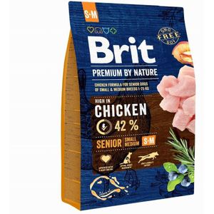 Voer Brit Premium Kip 3 Kg