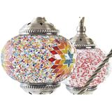 Bureaulamp DKD Home Decor Multicolour Metaal Kristal 50 W 220 V 35 x 18 x 63 cm (2 Stuks)