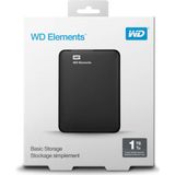 Externe Harde Schijf Western Digital Elements Portable Inhoud 1 TB