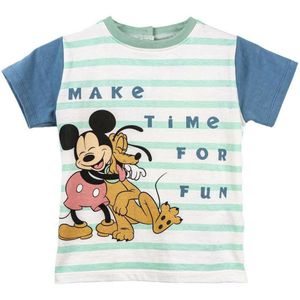 T-Shirt met Korte Mouwen Mickey Mouse Multicolour Kinderen Maat 18 maanden