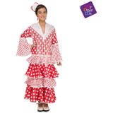 Kostuum My Other Me Rocio Flamenco danser Rood Maat 10-12 Jaar