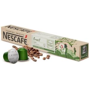 Koffiecapsules FARMERS ORIGINS Nescafé BRAZIL (10 uds)