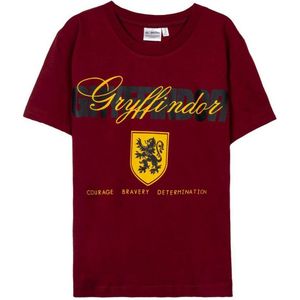 T-Shirt met Korte Mouwen Harry Potter Rood Maat 12 Jaar