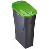 Recycling prullenbak Mondex Ecobin Groen Met deksel 25 L