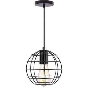 Homestyle Pro MK010-B Industriële Hanglamp 19x15 cm Zwart/Metaal