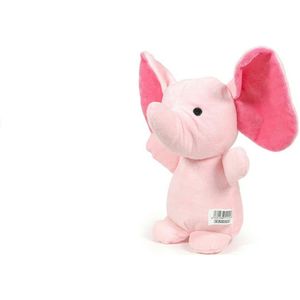 Knuffel voor honden Gloria Hoa Roze 10 cm Olifant