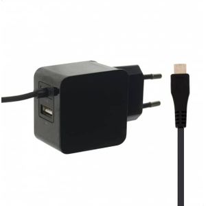 Mobilize Wall Charger USB + Micro USB 15W 1m. Black