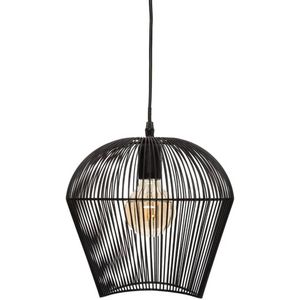 Plafondlamp Atmosphera Jena Zwart 40W Metaal (26 x 26 x 25 cm)