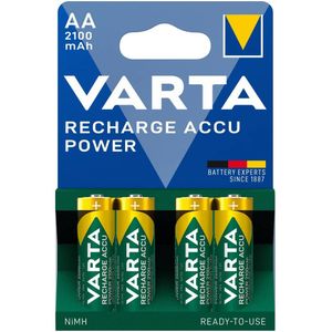 Varta Batterij NiMH AA/LR6 1.2 V 2100 MAh R2U 4-blister