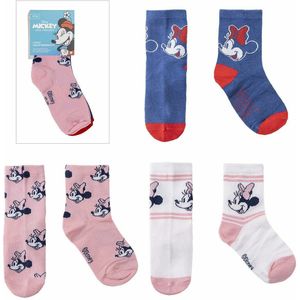 Sokken Minnie Mouse 3 Onderdelen Schoenmaat 31-34