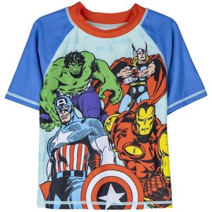 Bad t-shirt The Avengers Blauw Maat 5 Jaar