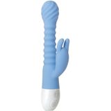 G-spot Vibrator Evolved Bunny Blauw