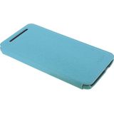 Rock Big City Leather Side Flip Case HTC One Light Blue