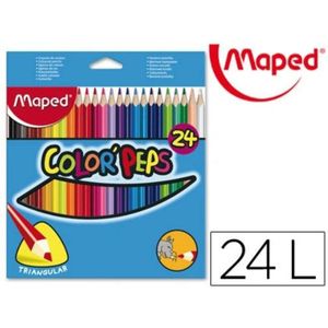 Kleurpotloden Maped 183224FC Multicolour 24 Onderdelen (24 Onderdelen)