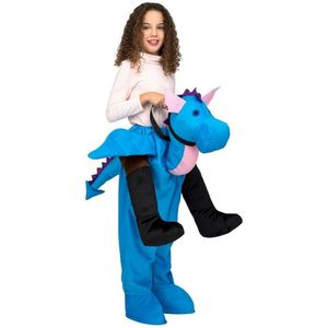 Kostuums voor Kinderen My Other Me Ride-On Blauw Één maat Draak
