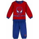 Joggingpak voor kinderen Spider-Man Rood Blauw Maat 18 maanden