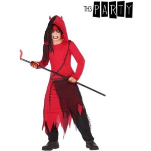 Kostuums voor Kinderen Demon Rood Zwart 4 pcs Maat 5-6 Jaar