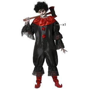 Kostuums voor Volwassenen Zwart Clown (1 Stuks) Maat XS/S