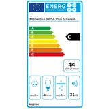 Conventionele Afzuigkap Mepamsa 300.0567.904 60 cm 180 m³/h 55W C Wit