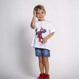 T-Shirt met Korte Mouwen voor kinderen Spider-Man Wit Maat 2 Jaar