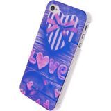 Xccess Oil TPU Case Apple iPhone 4/4S Love Heart