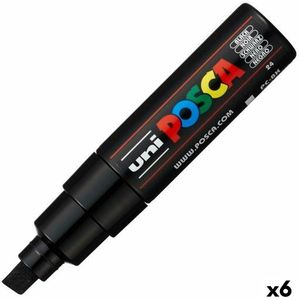 Markeerstiften POSCA PC-8K Zwart (6 Stuks)