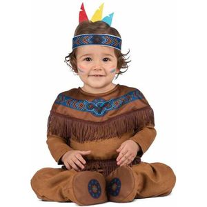 Kostuums voor Baby's My Other Me Bruin nativo americano 2 Onderdelen Maat 7-12 Maanden