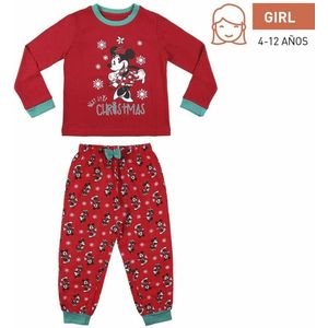 Pyjama Kinderen Mickey Mouse Rood Maat 6 Jaar